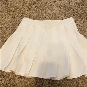 White cheer skirt